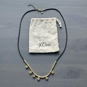 JCREW Leather Cord Necklace